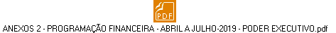 ANEXOS 2 - PROGRAMAO FINANCEIRA - ABRIL A JULHO-2019 - PODER EXECUTIVO.pdf