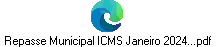 Repasse Municipal ICMS Janeiro 2024...pdf