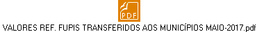 VALORES REF. FUPIS TRANSFERIDOS AOS MUNICPIOS MAIO-2017.pdf