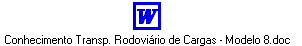 Conhecimento Transp. Rodoviário de Cargas - Modelo 8.doc