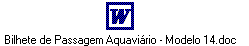 Bilhete de Passagem Aquaviário - Modelo 14.doc