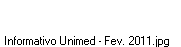 Informativo Unimed - Fev. 2011.jpg