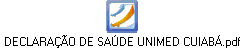 DECLARAÇÃO DE SAÚDE UNIMED CUIABÁ.pdf
