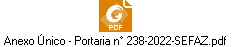 Anexo nico - Portaria n 238-2022-SEFAZ.pdf
