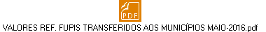 VALORES REF. FUPIS TRANSFERIDOS AOS MUNICPIOS MAIO-2016.pdf